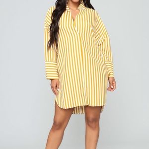 Striped tunic dress/ blouse